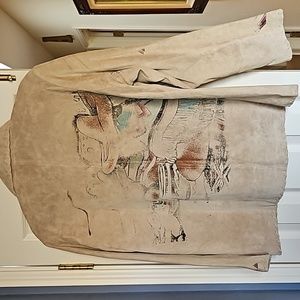 NWOT Western Chicos Size 2--100%Leather Jacket